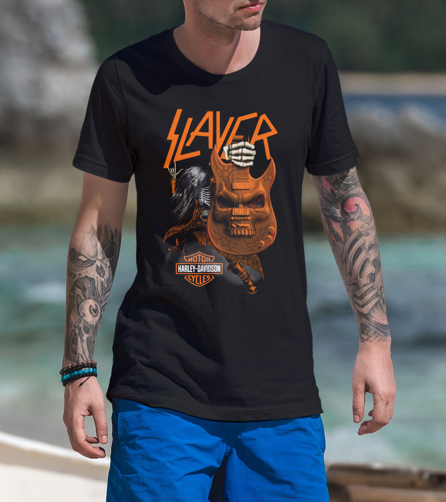 Slayer Harley Davidson Motor Cycles T-Shirt