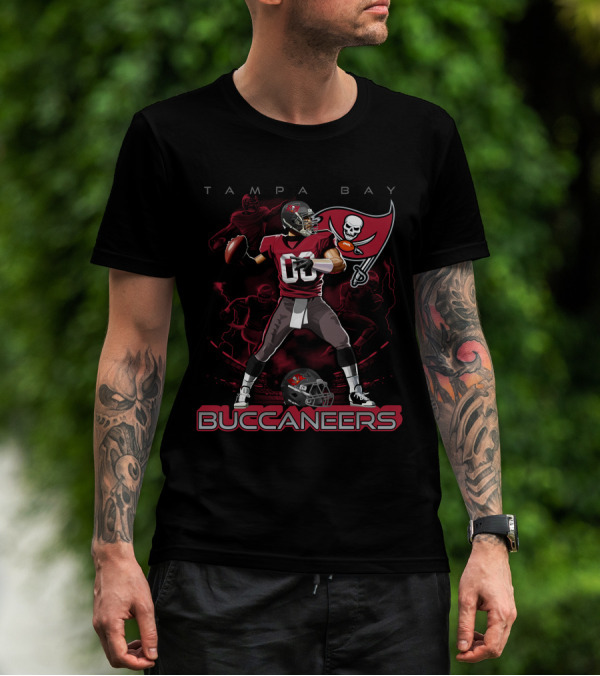 Tampa Bay Buccaneers Football Quarterback T-Shirt