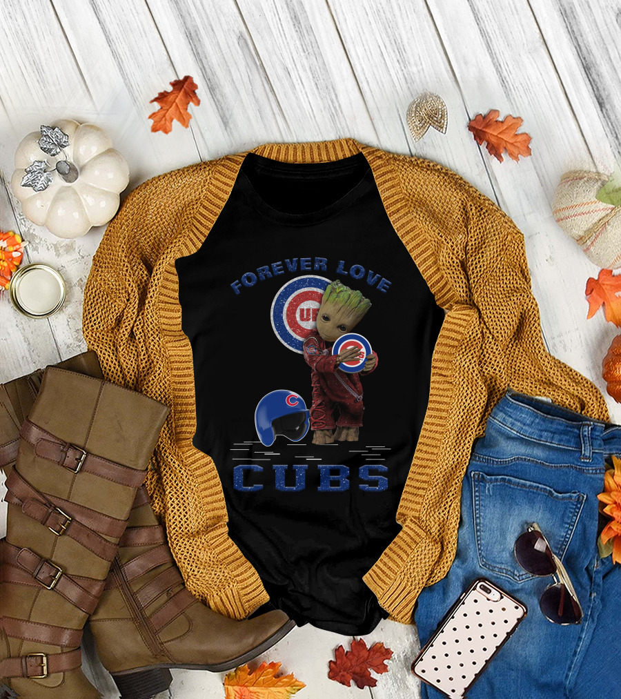 Forever Love Cubs MLB Groot Fan T-Shirt