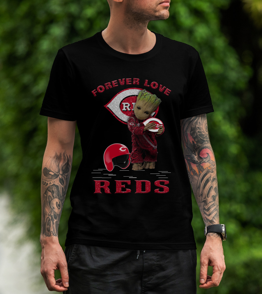 Forever Love Reds MLB Cincinnati Groot Fans T-Shirt