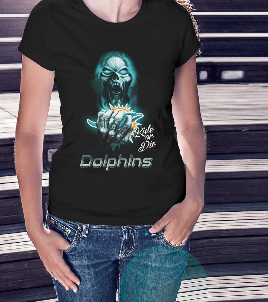 Ride Or Die Miami Dolphins Nfl T-Shirt