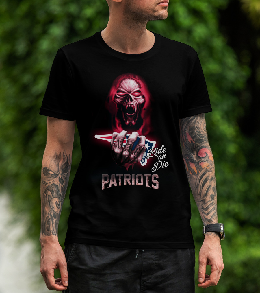 Nfl New England Patriots Ride Or Die 146 Hd0022 T-Shirt