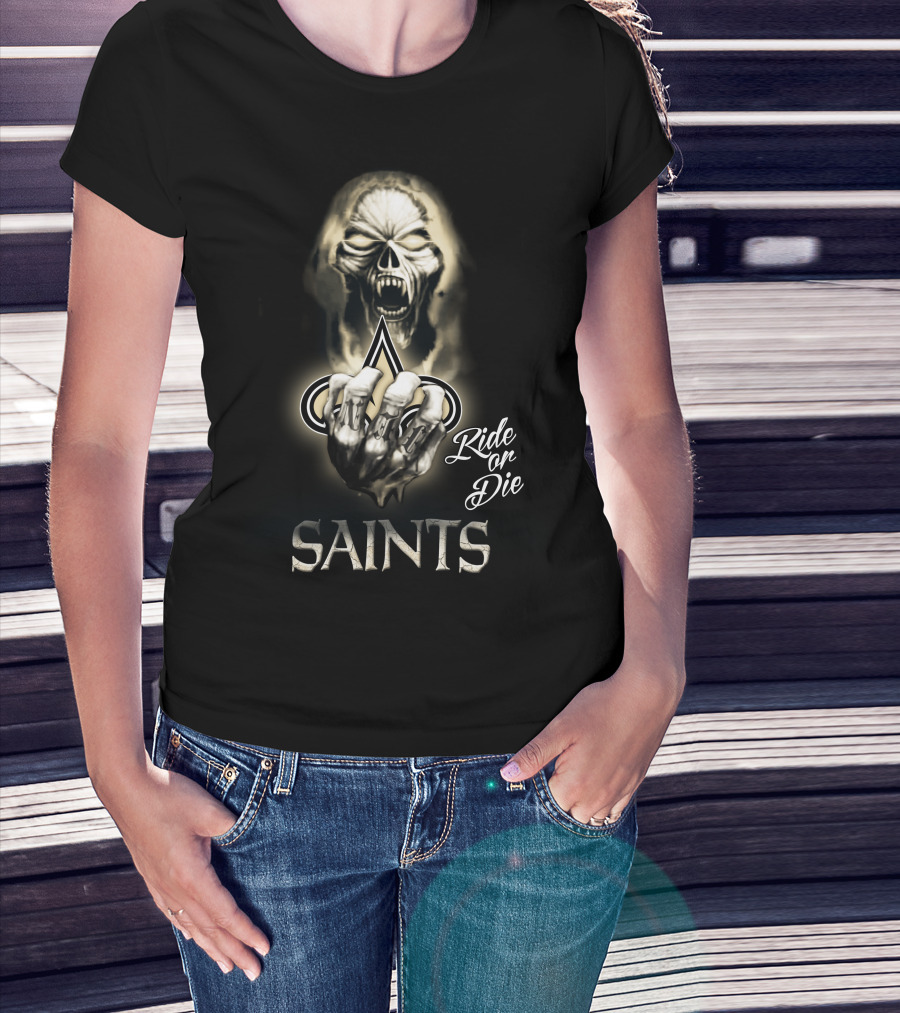 Nfl New Orleans Saints Ride Or Die 146 Hd0023 T-Shirt
