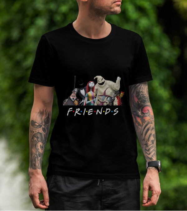 Friends Jack Sally Nightmare Before Christmas T-Shirt