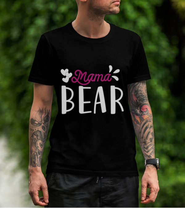 Mama Bear Heart Elements T-Shirt