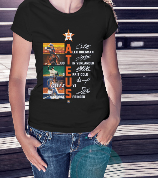 Houston Astros HA Hate Us Alex Bregman Justin Verlander Gerrit Cole Jose Altuve George Springer T-Shirt