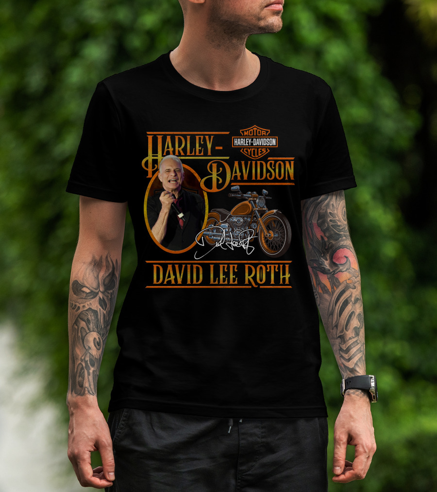 Harley Davidson Motor Cycles David Lee Roth T-Shirt