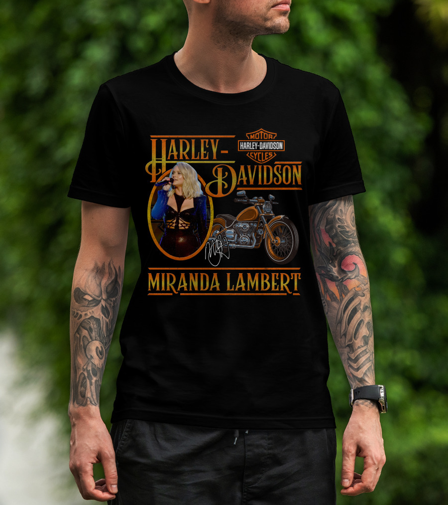 Miranda Lambert Harley Davidson Motorcycles T-Shirt