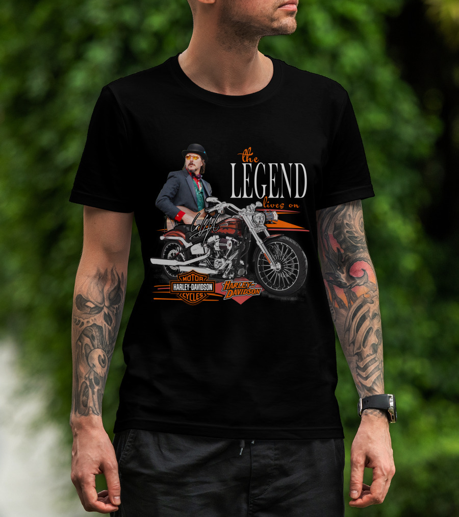 The Legend Lives On Harley Davidson Cycles T-Shirt