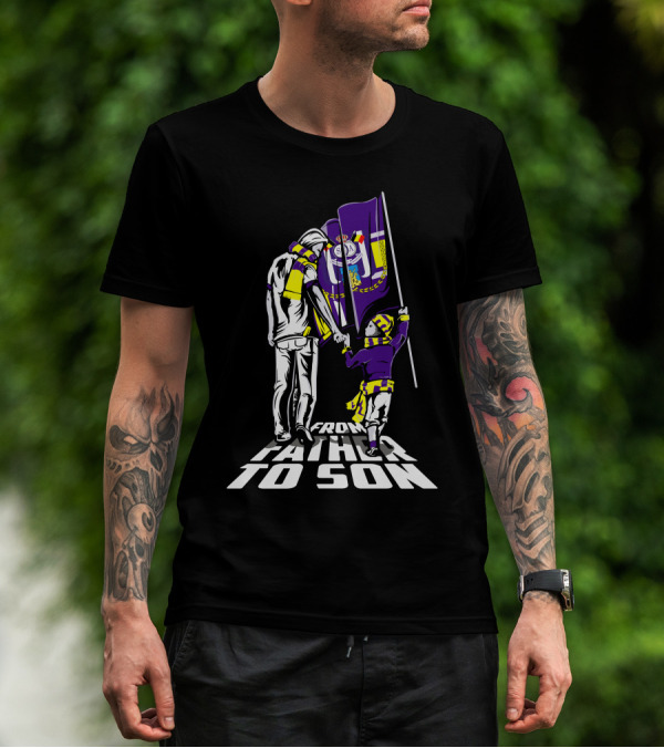 Anderlecht From Father To Son Flag Football Heritage T-Shirt