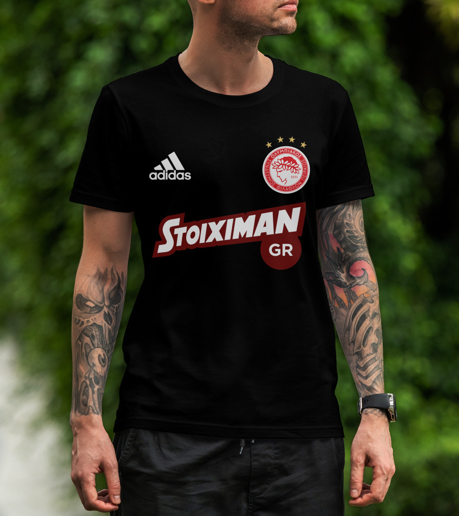 Olympiakos Piraeus Stoiximan GR 1925 Emblem T-Shirt