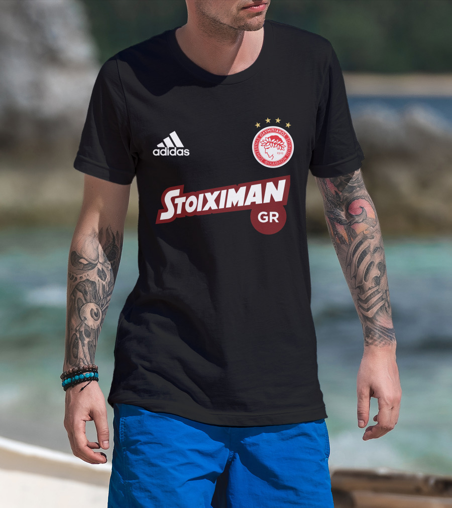 Olympiakos Piraeus Stoiximan GR 1925 Emblem T-Shirt