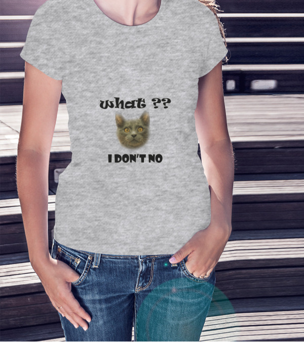 What Cat I Don't No T-Shirt