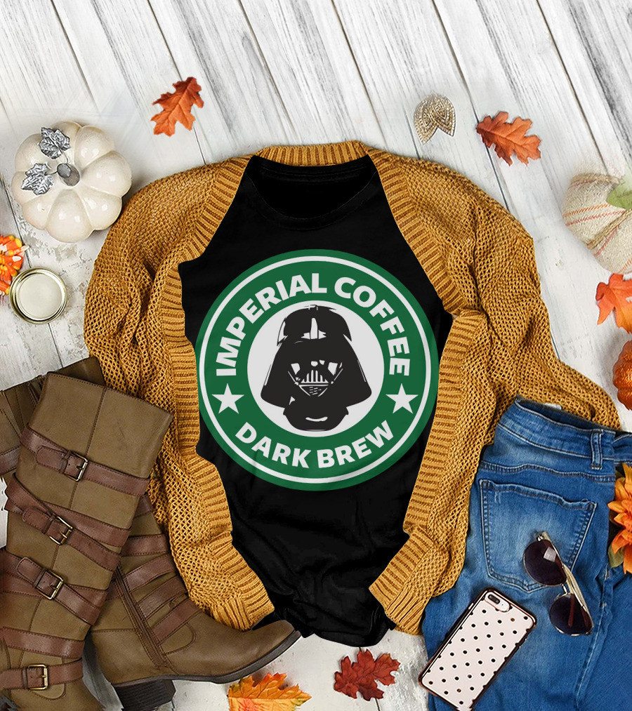 Imperial Coffee Dark Brew Darth Vader T-Shirt