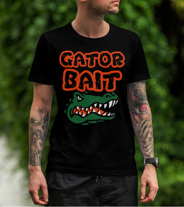 Gator Bait Florida Gators Football Fierce Green Mascot T-Shirt