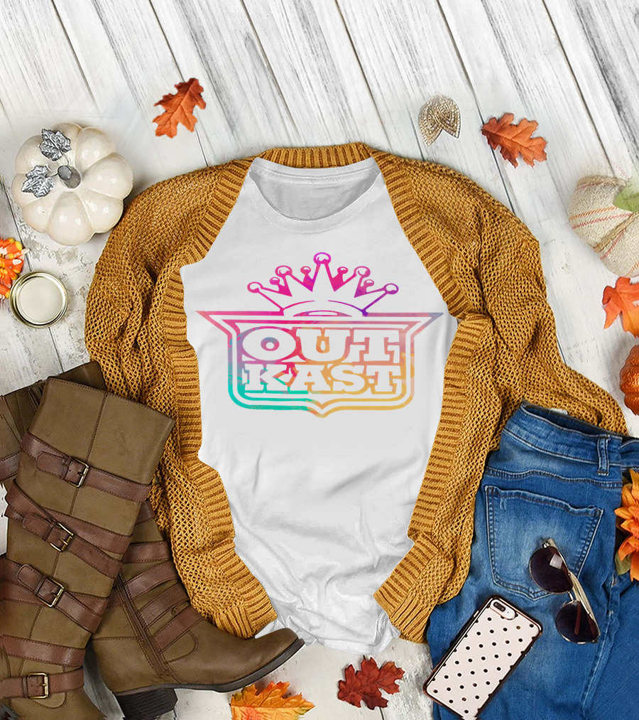 Outkast Abstrack Crown Multicolor T-Shirt
