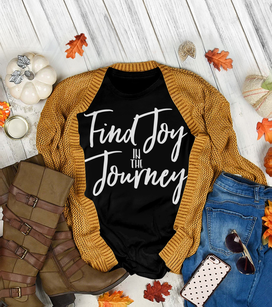 Find Joy in the Journey Christian Vintage Hope T-Shirt