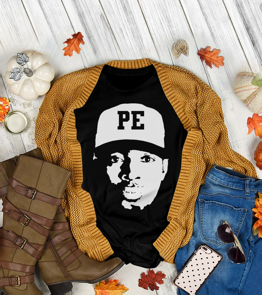 PE ChuckD Public Enemy Iconic Face Hat T-Shirt