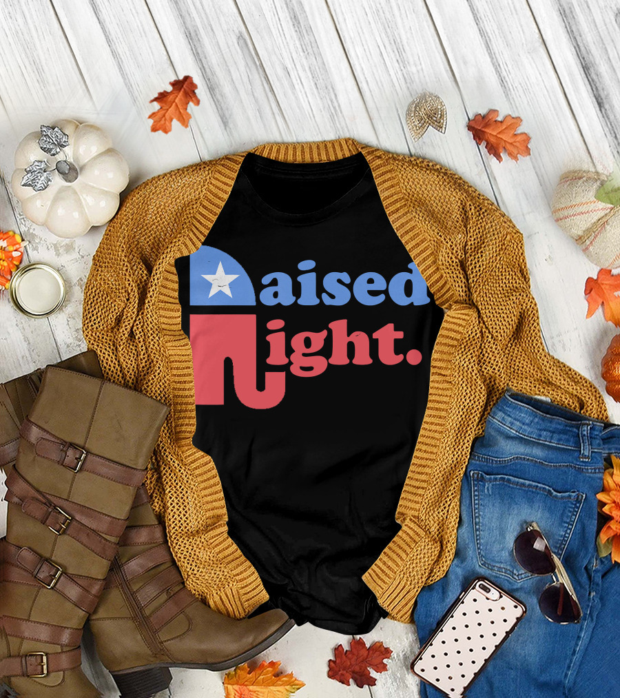Raised Right Republican Elephant Star T-Shirt