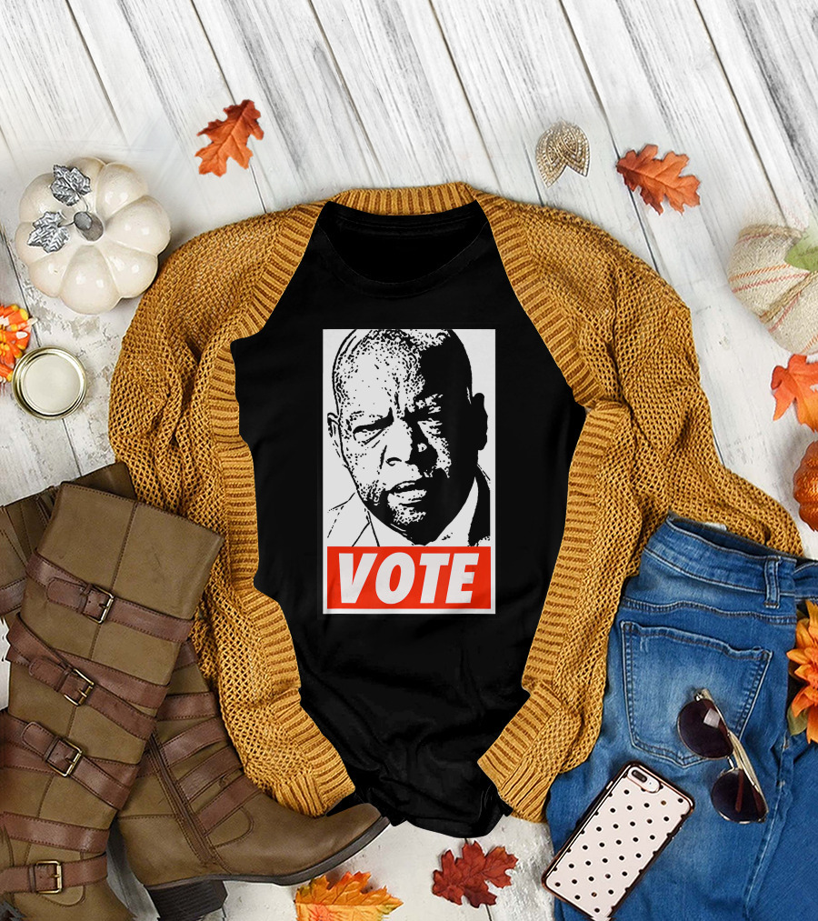 John Lewis Vote Political Activism Icon T-Shirt