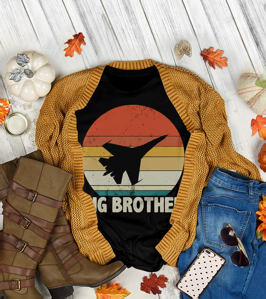 Big Brother Vintage Jet Retro Sunset T-Shirt