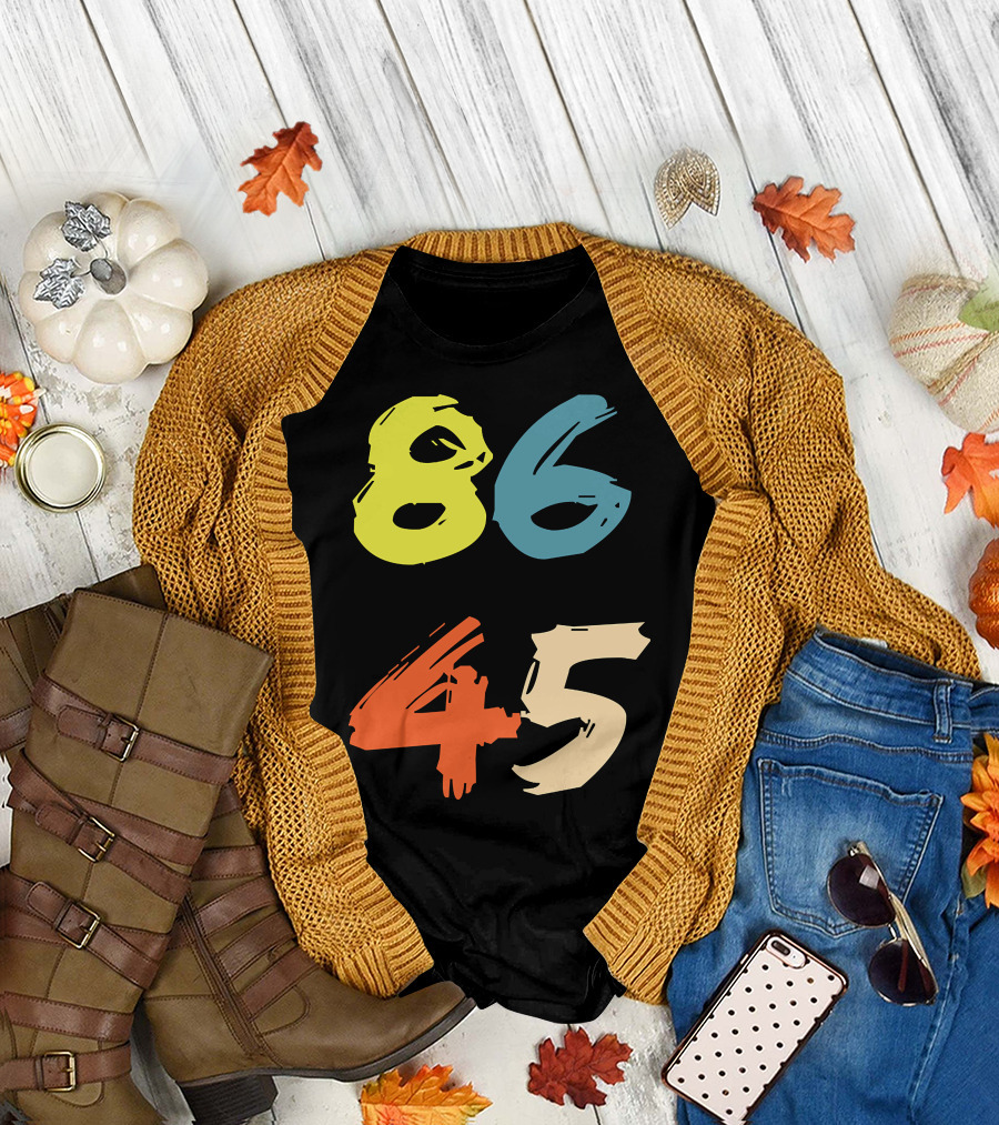 8645 Bold Colorful Brushstroke T-Shirt