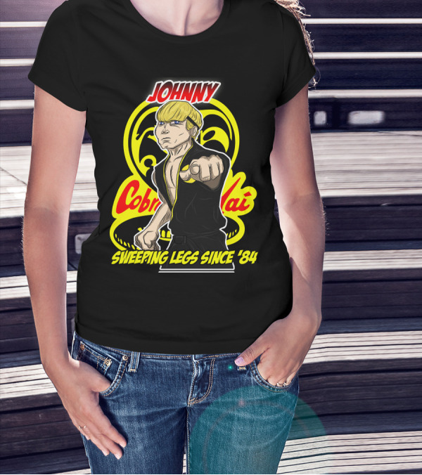Johnny Cobra Kai Sweeping Legs Since '84 T-Shirt