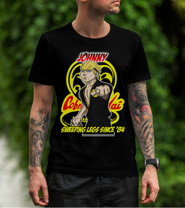 Johnny Cobra Kai Sweeping Legs Since '84 T-Shirt