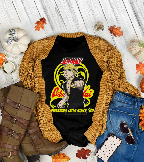 Johnny Cobra Kai Sweeping Legs Since '84 T-Shirt
