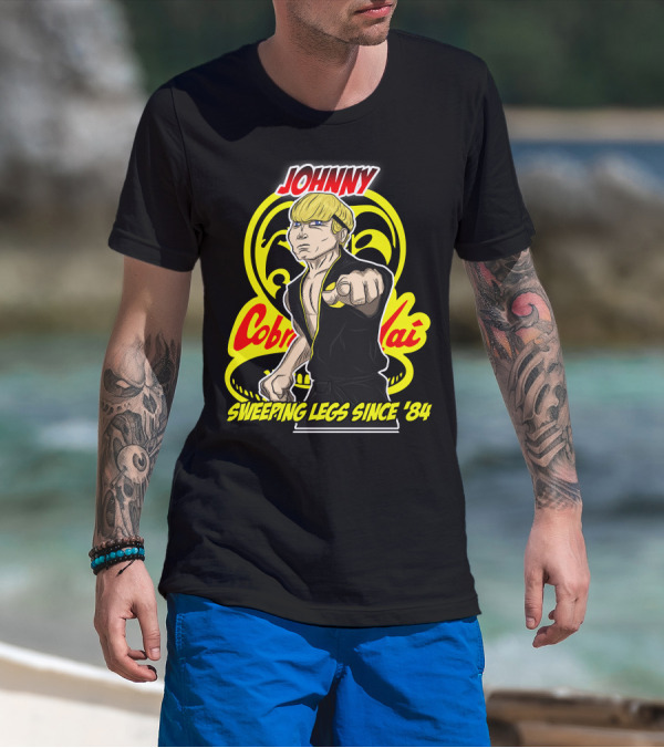 Johnny Cobra Kai Sweeping Legs Since '84 T-Shirt