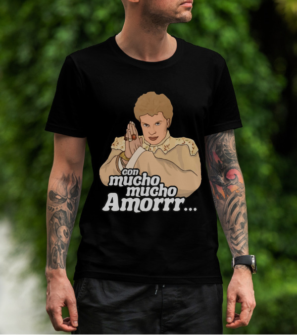 Con Mucho Mucho Amorrr Vintage Style Iconic T-Shirt