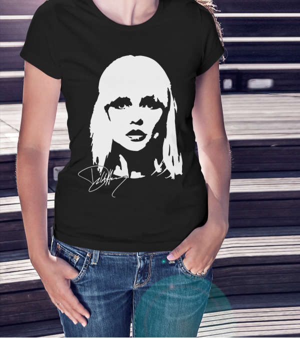 Debbie Harry Silhouette With Signature T-Shirt
