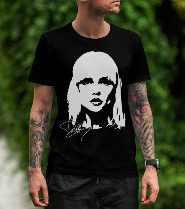 Debbie Harry Silhouette With Signature T-Shirt