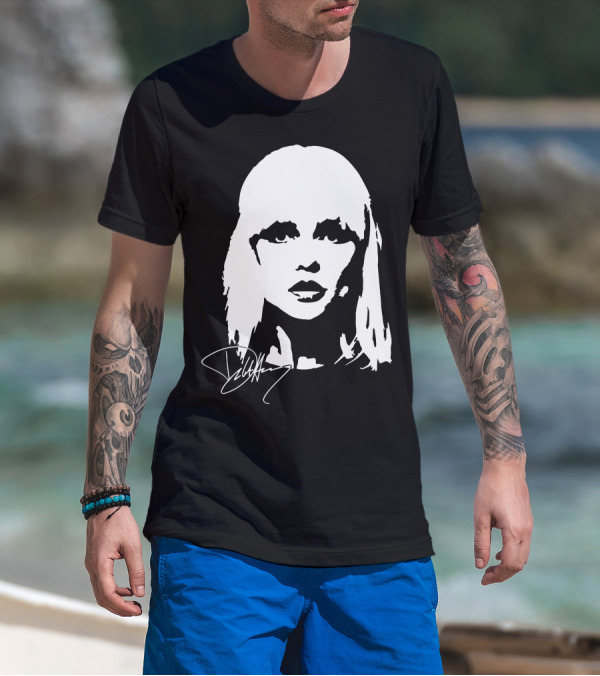 Debbie Harry Silhouette With Signature T-Shirt