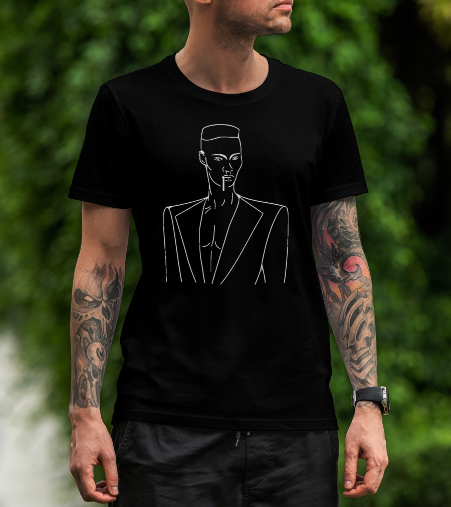 Grace Jones Line Art Iconic T-Shirt