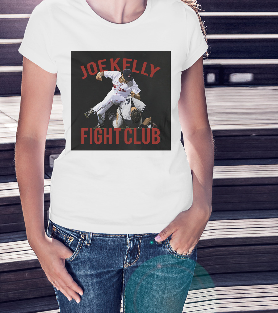 Joe Kelly Boston Red Sox Fight Club T-Shirt