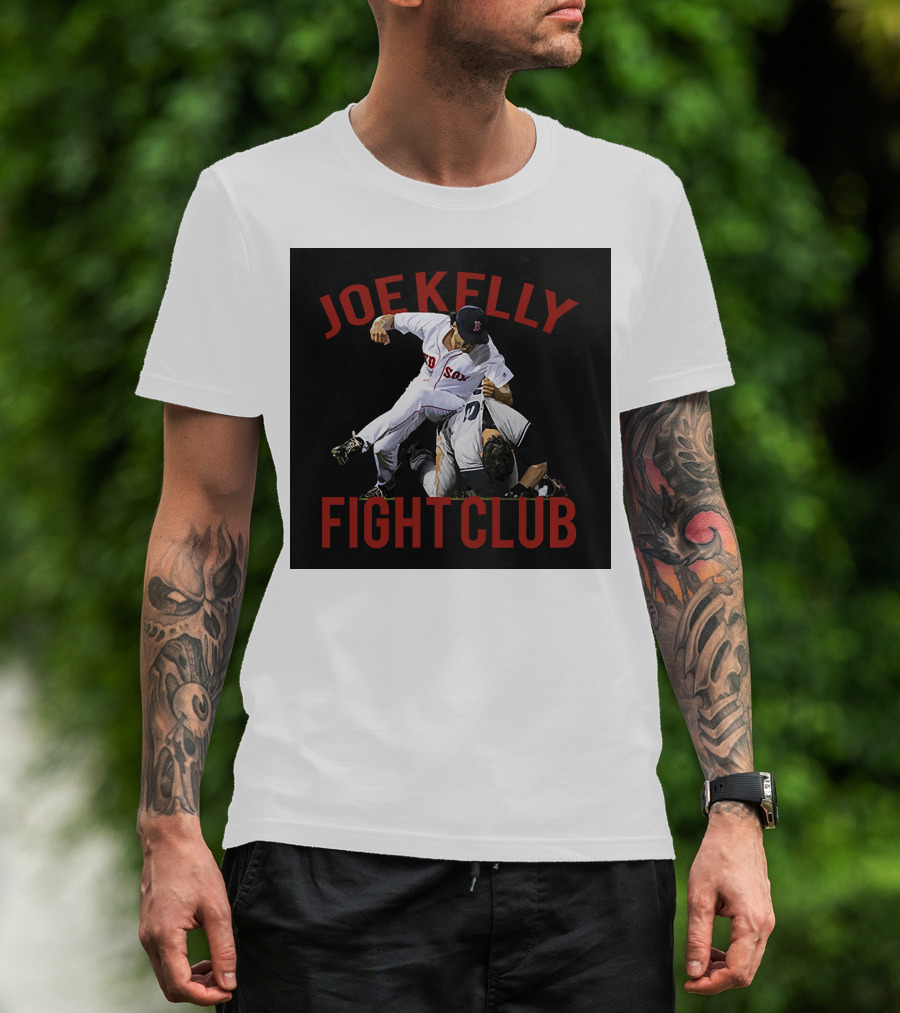 Joe Kelly Boston Red Sox Fight Club T-Shirt