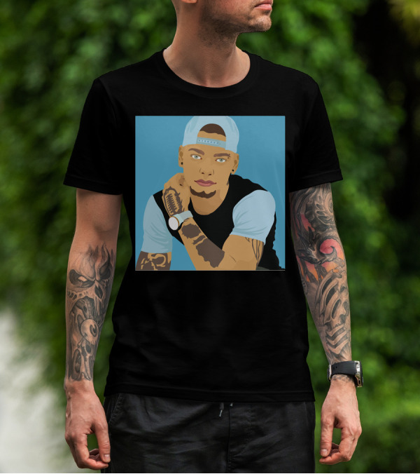 Kane Brown Blue Cap Tattoo T-Shirt