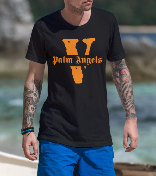 Palm Angels Orange V Iconic T-Shirt