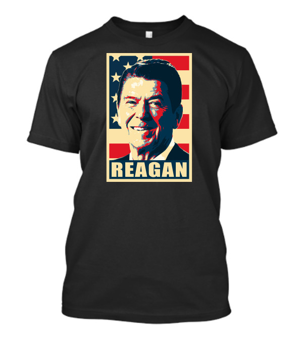 Reagan American Flag T-Shirt