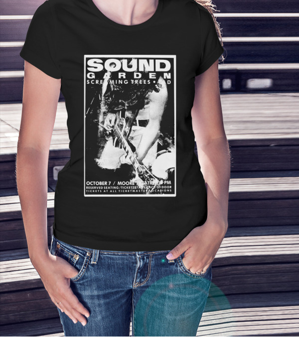 Soundgarden Screaming Trees TAD October 7 Moore Theatre 8 PM T-Shirt