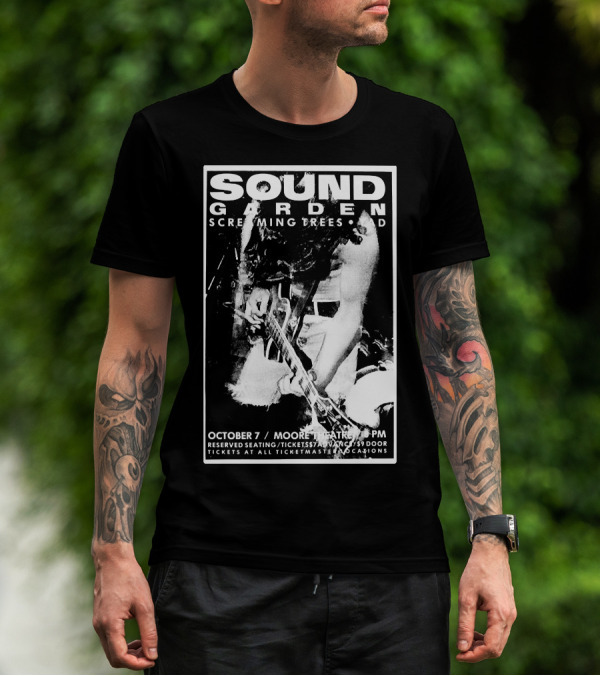 Soundgarden Screaming Trees TAD October 7 Moore Theatre 8 PM T-Shirt