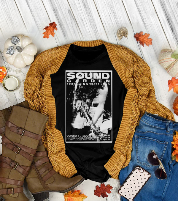 Soundgarden Screaming Trees TAD October 7 Moore Theatre 8 PM T-Shirt