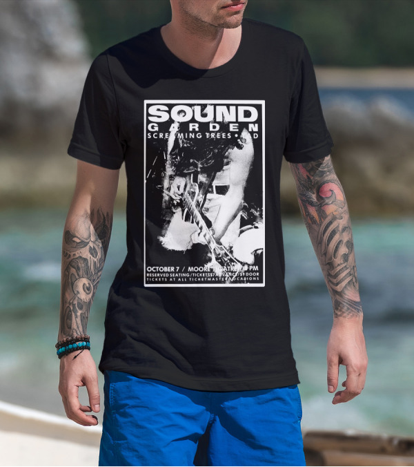 Soundgarden Screaming Trees TAD October 7 Moore Theatre 8 PM T-Shirt