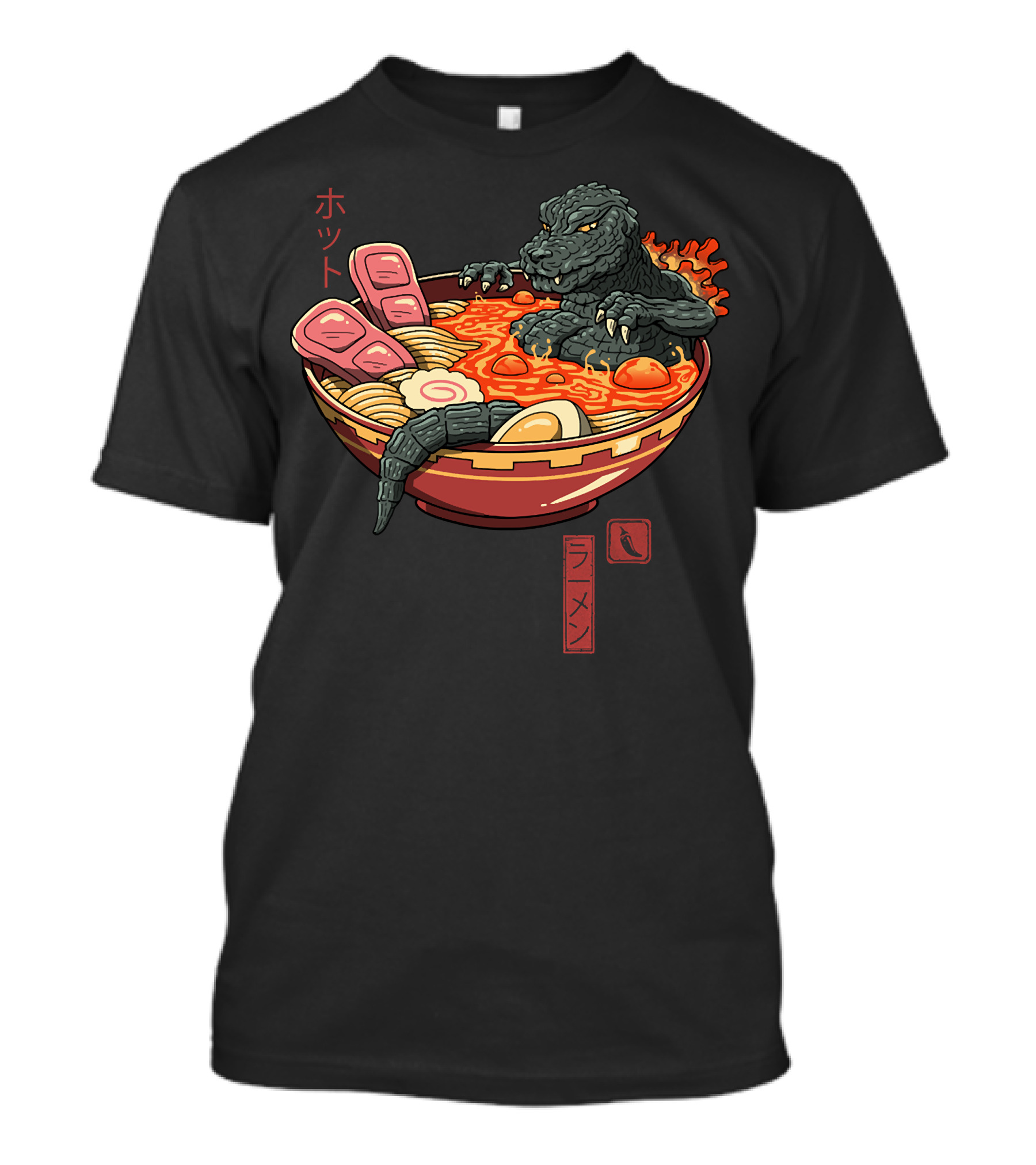 Hot Ramen Monster King With Spicy Elements T-Shirt