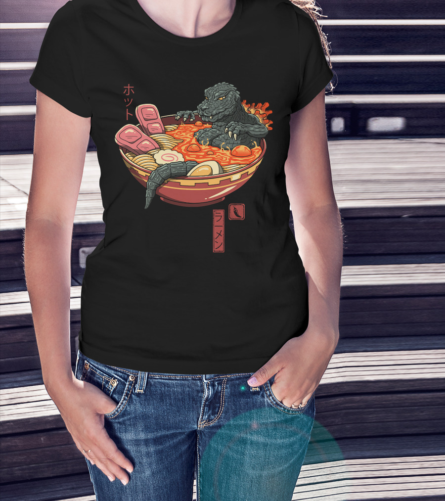 Hot Ramen Monster King With Spicy Elements T-Shirt