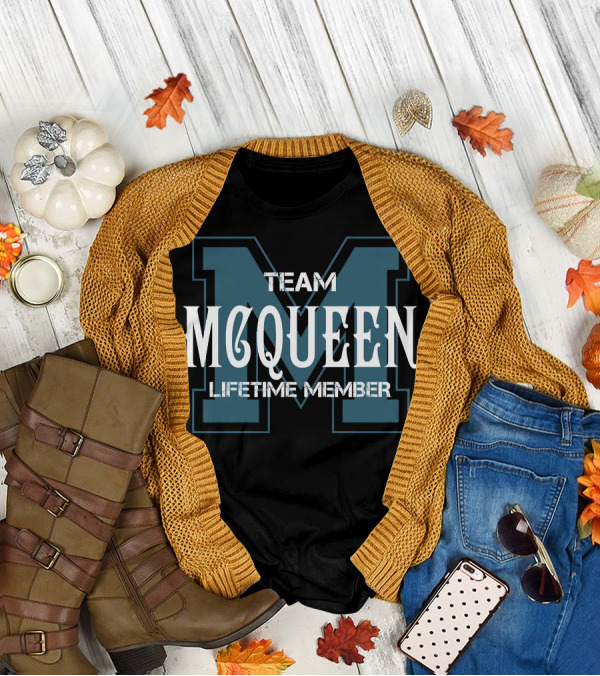 TEAM MCQUEEN LIFETIME MEMBER M EMBLEM T-Shirt