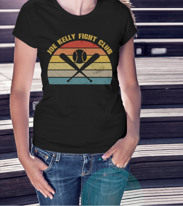Joe Kelly Fight Club Baseball Vintage Retro T-Shirt