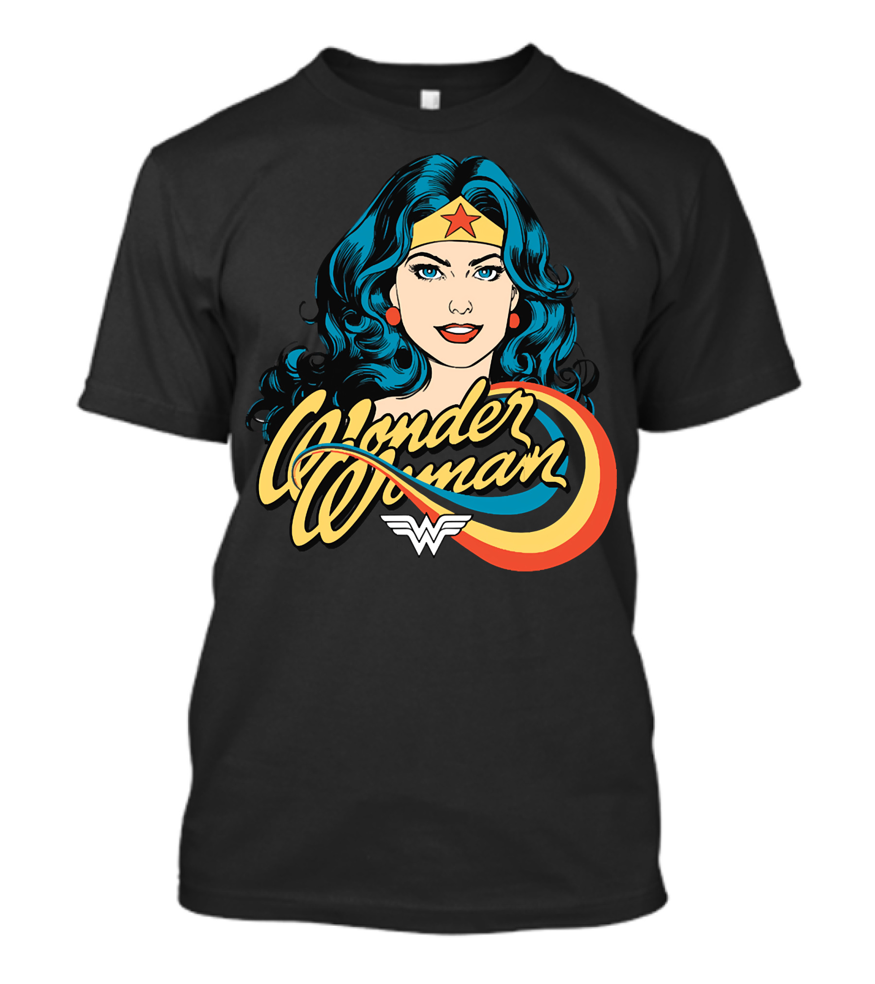 Wonder Woman Retro Style With Classic T-Shirt