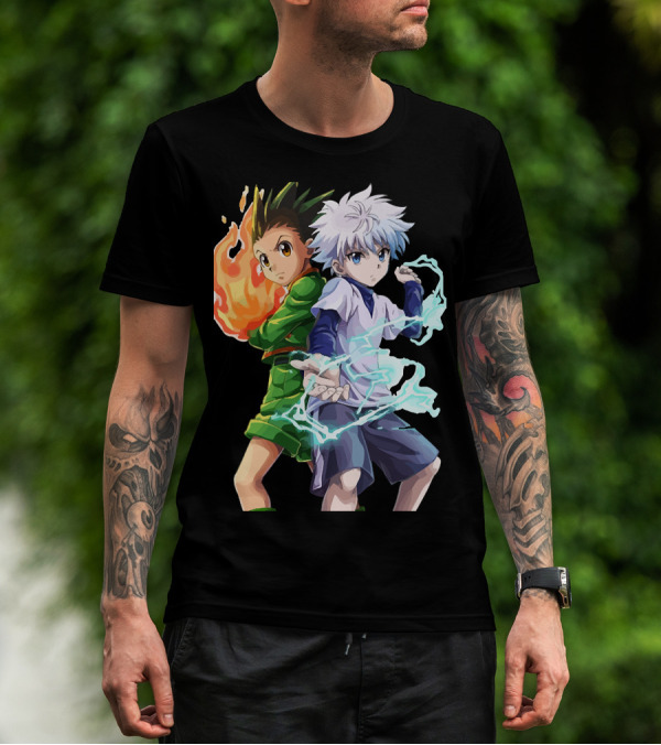 Gon And Killua Hunter X Hunter Energy Powers 76 T-Shirt